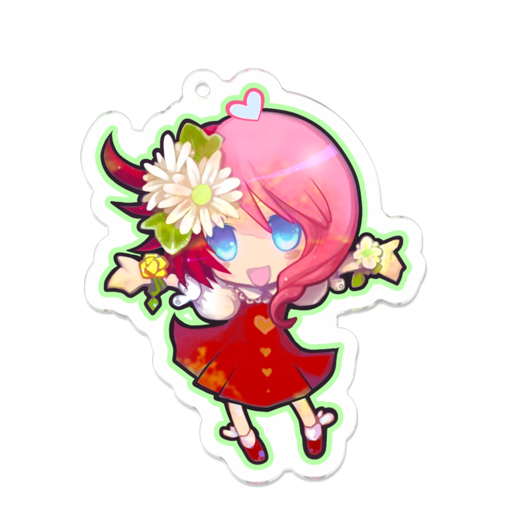 【アクリルキーホルダー - 70 x 70 (mm)】アリサ（TEKKEN６デザインB）