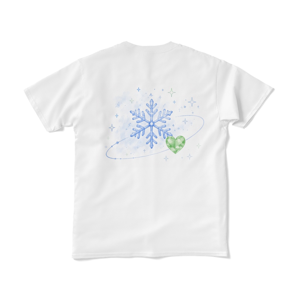 ❄️💚バックプリントTシャツ