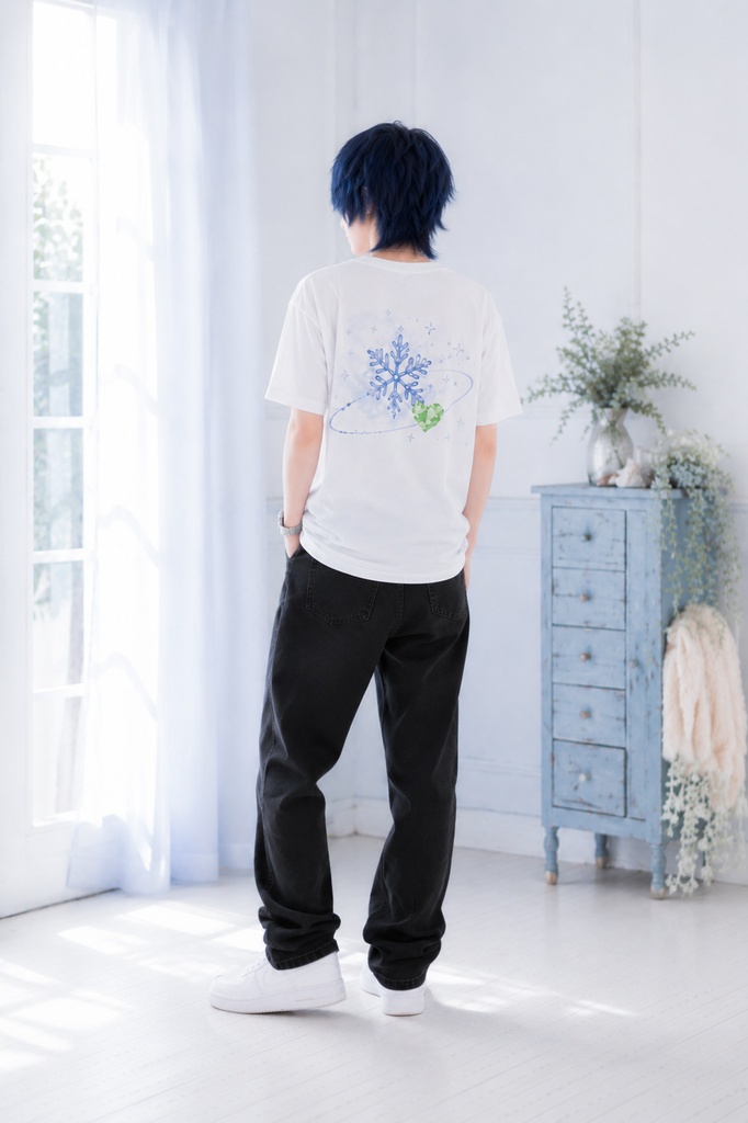 ❄️💚バックプリントTシャツ