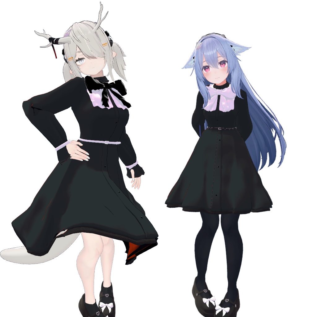 【ふんわり】ふわふわわんぴ【びしょぬれのしずくさん.VRC.地雷服.ワンピース】