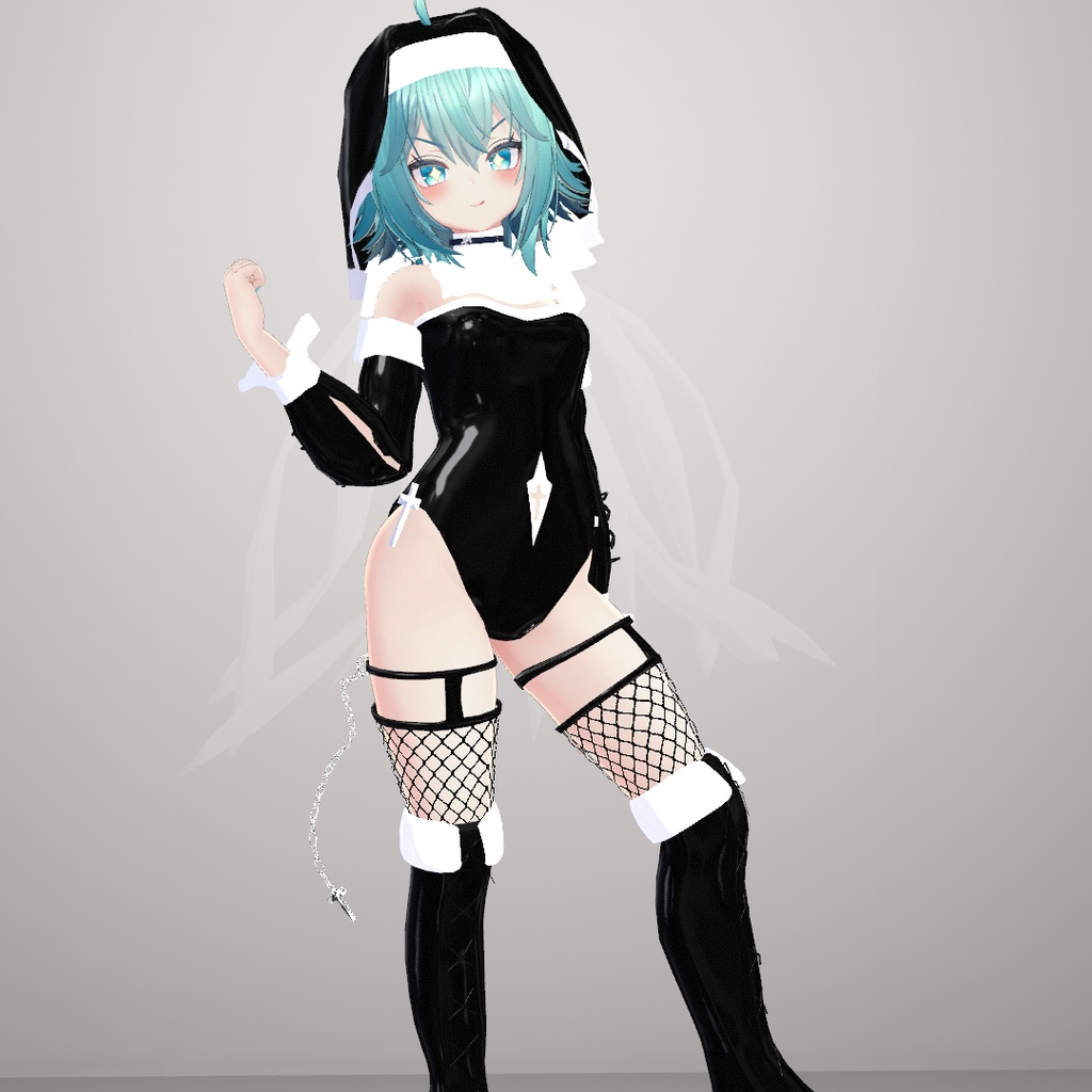 【8アバター対応.】SisterSet【シスター服.VRC.びしょぬれのしずくさん】