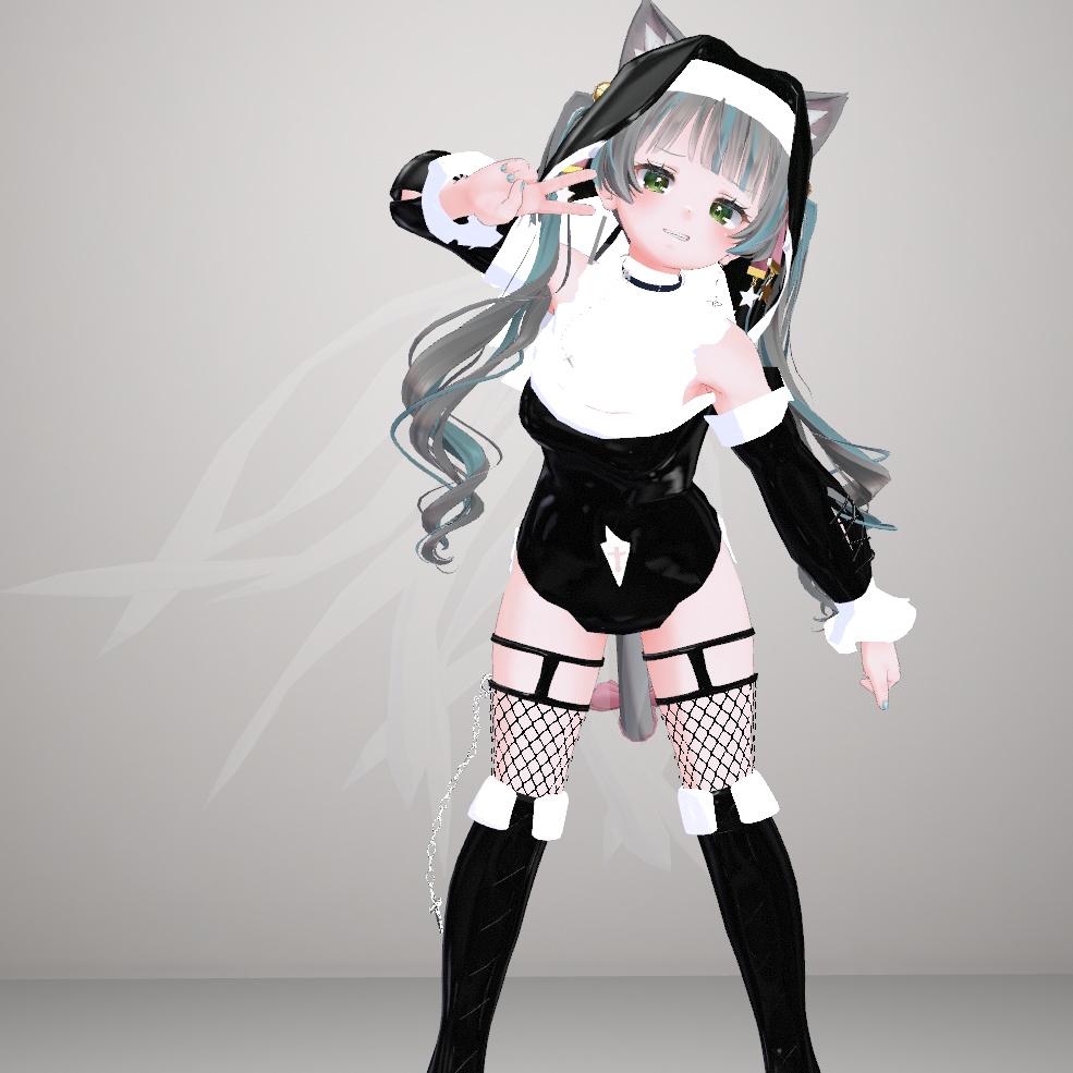 【8アバター対応.】SisterSet【シスター服.VRC.びしょぬれのしずくさん】