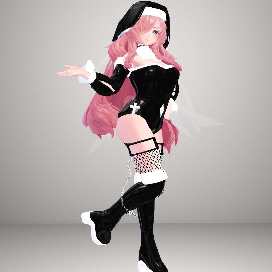 【8アバター対応.】SisterSet【シスター服.VRC.びしょぬれのしずくさん】