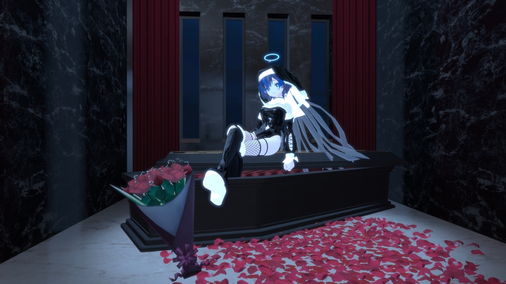 【8アバター対応.】SisterSet【シスター服.VRC.びしょぬれのしずくさん】