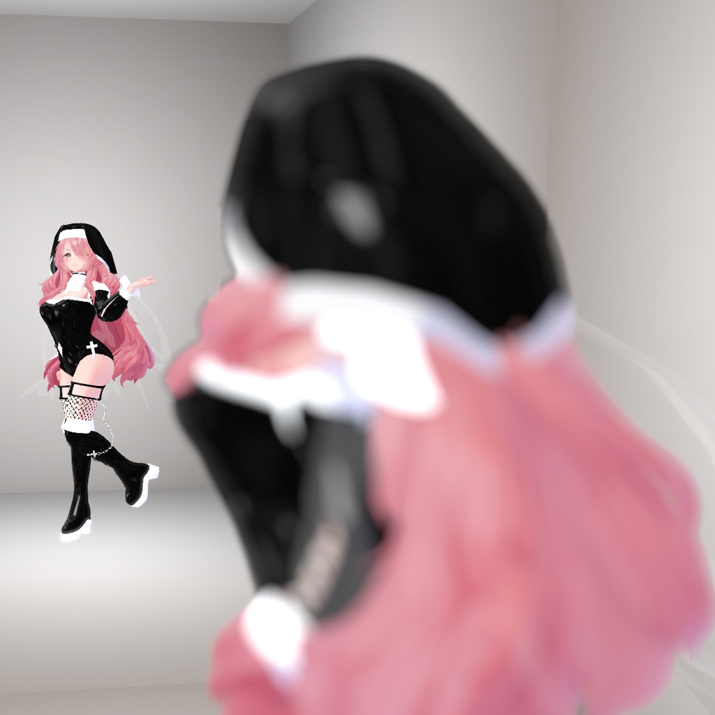 【8アバター対応.】SisterSet【シスター服.VRC.びしょぬれのしずくさん】