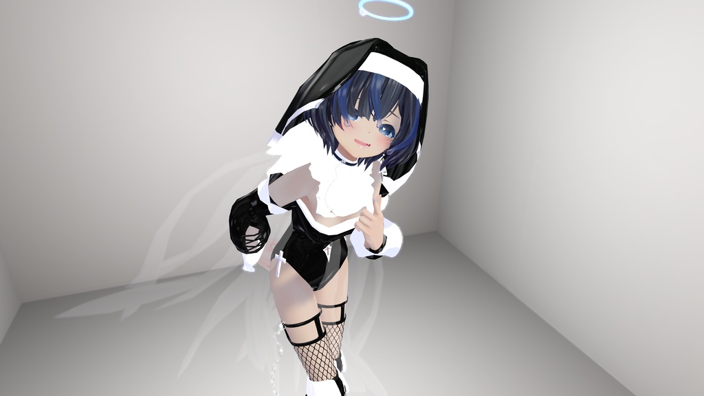 【8アバター対応.】SisterSet【シスター服.VRC.びしょぬれのしずくさん】