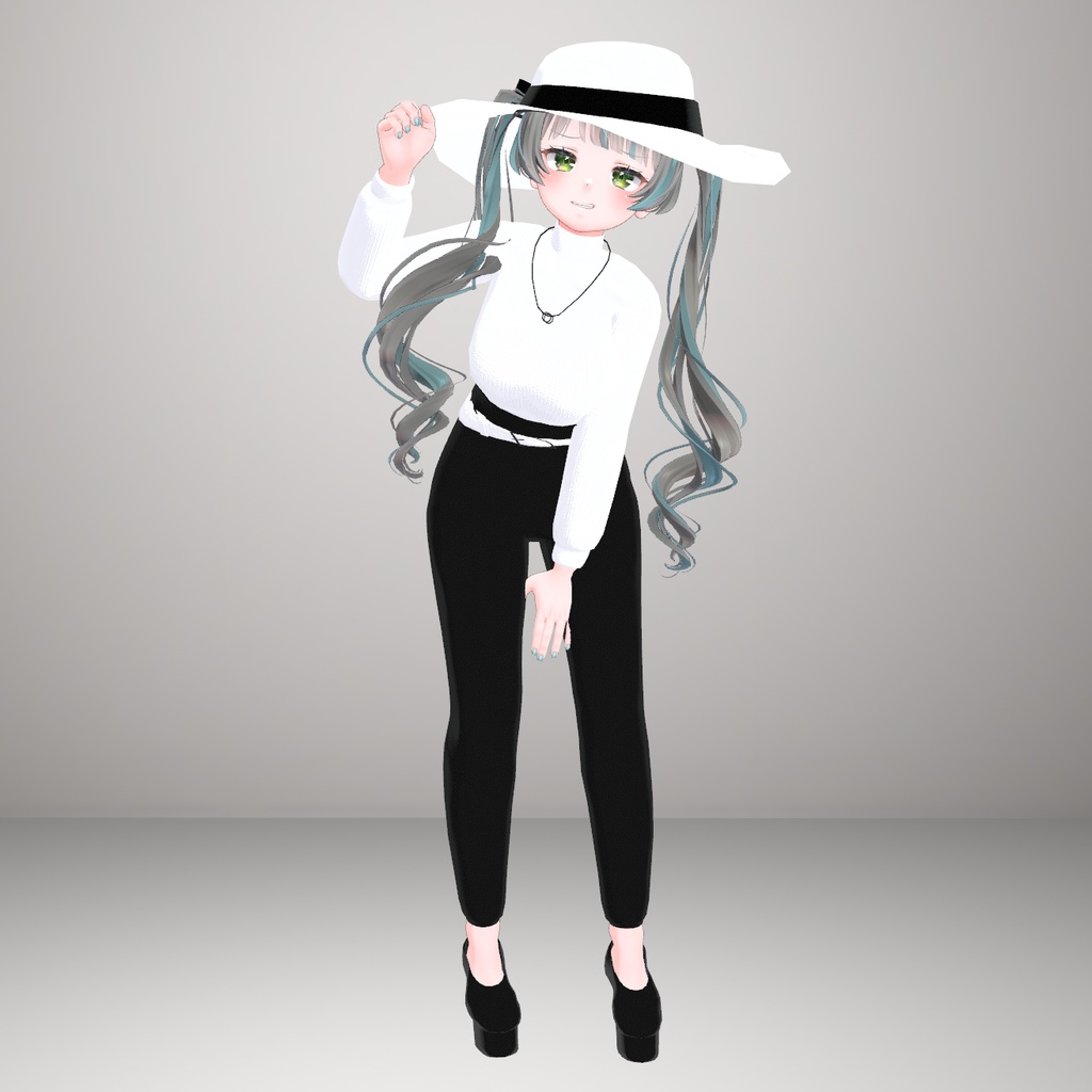 【6アバター対応.】大人コーデ【セーター.VRC.ハイウエスト】