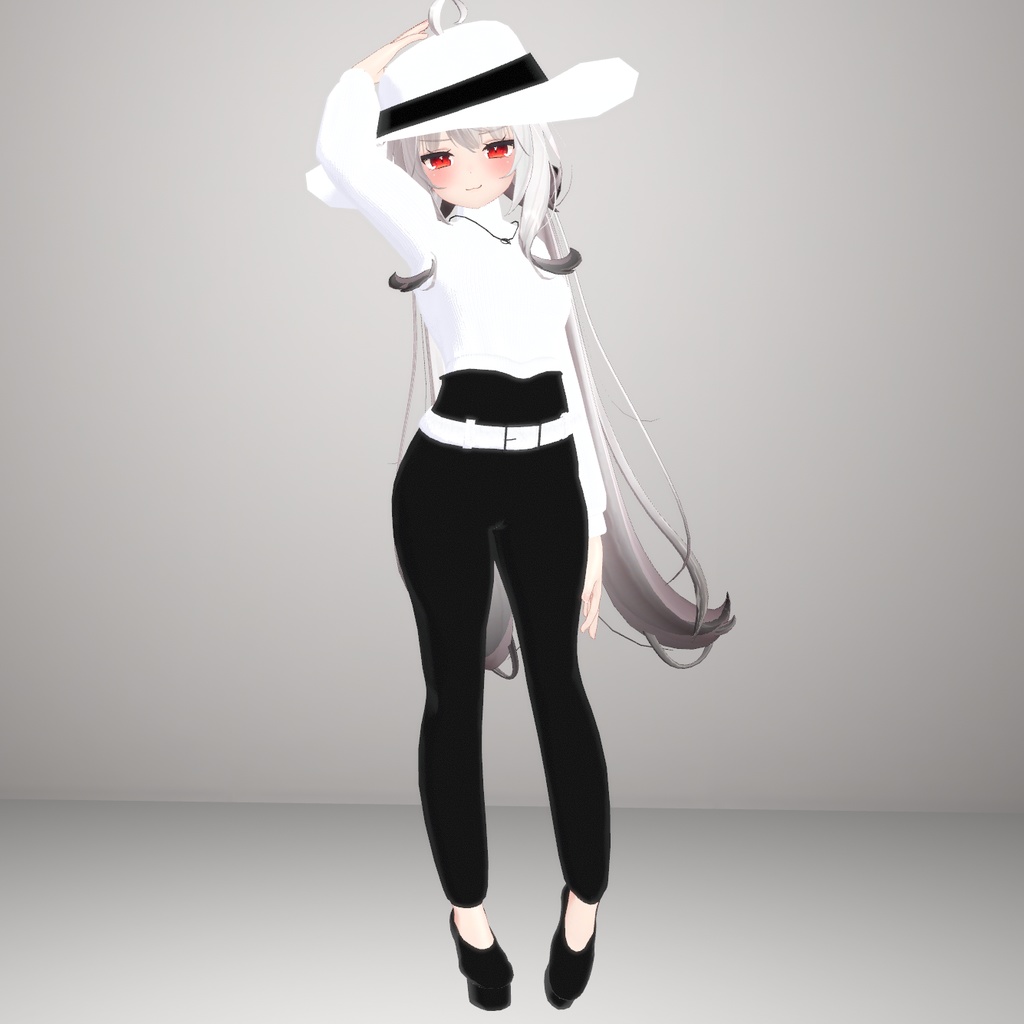 【6アバター対応.】大人コーデ【セーター.VRC.ハイウエスト】