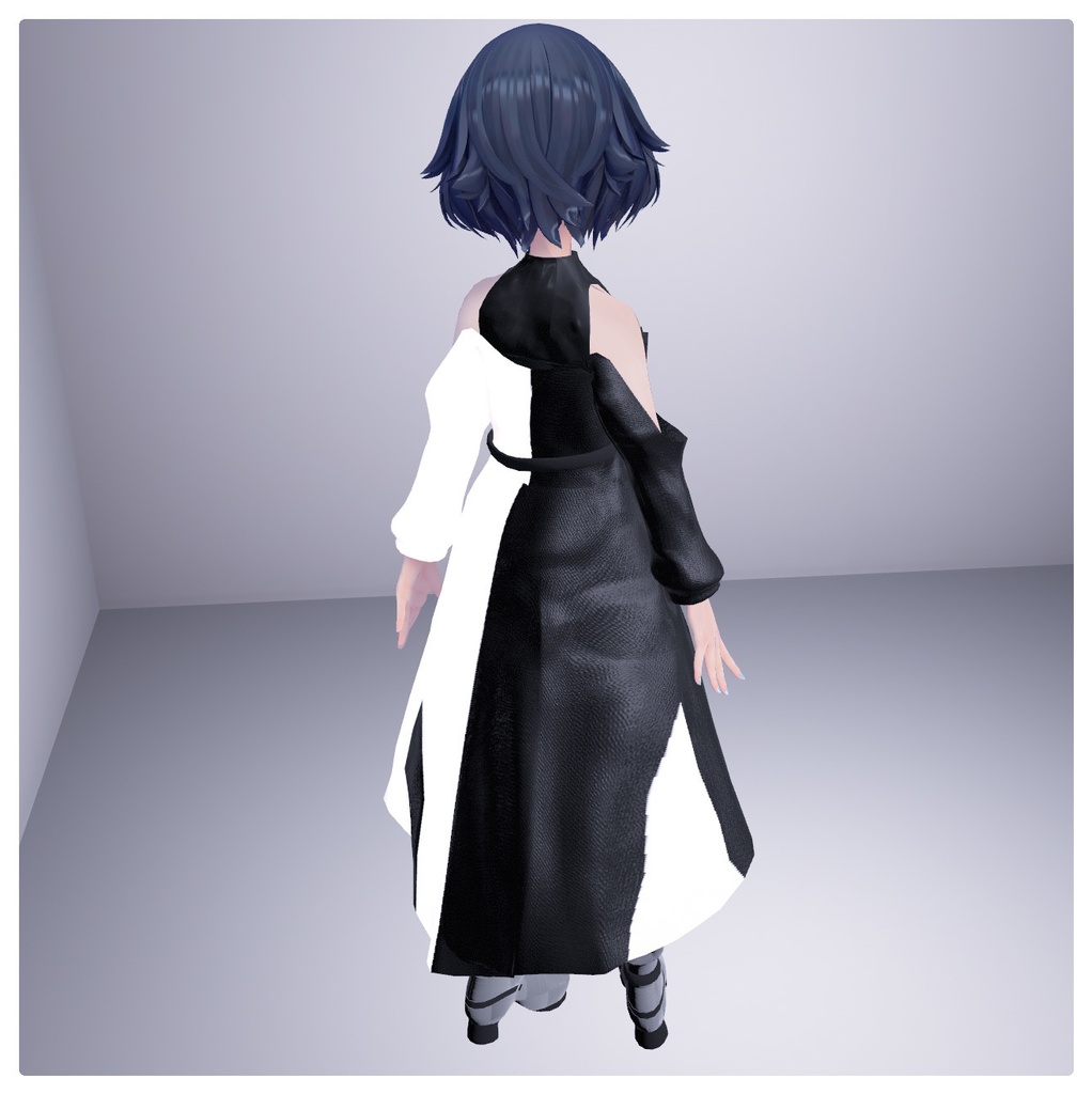 【ダブル】Asymmetry_Set【ドレスワンピース.マフラー.ジャージ..アシンメトリー】