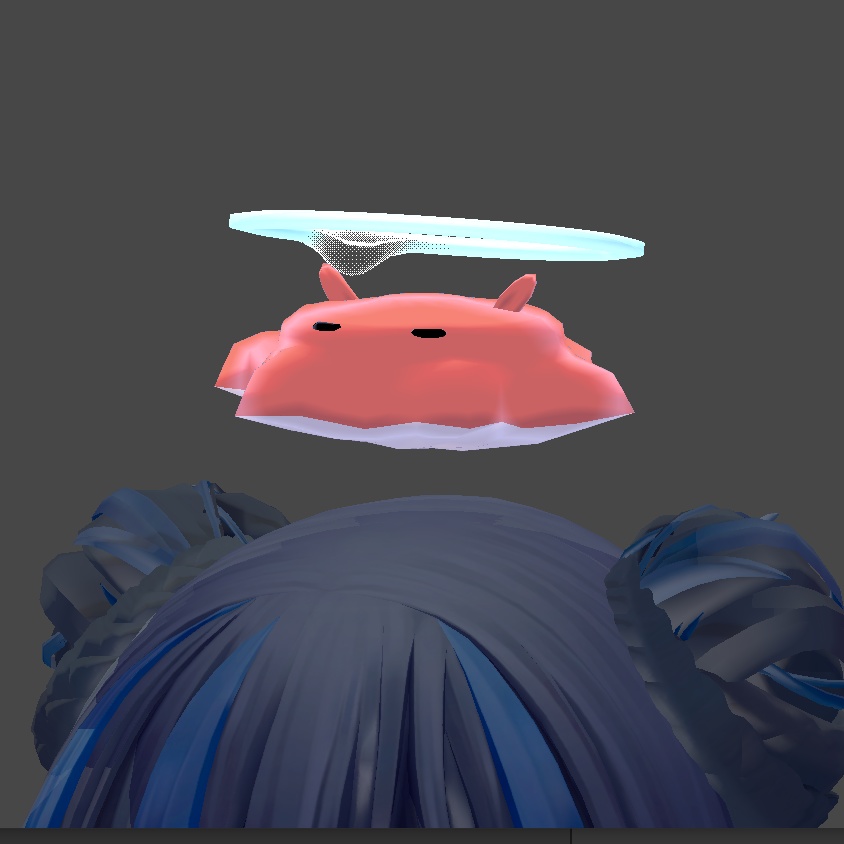 【無料】あたまにせいそくしているめんだこ【VRC】