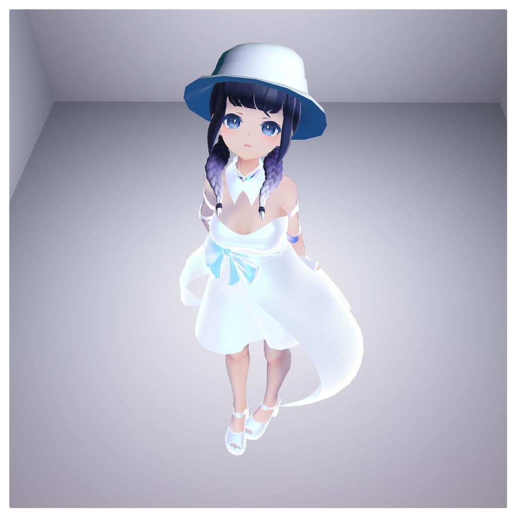 【水属性】Silky Dress【ドレス.スカート.VRC.複数対応】