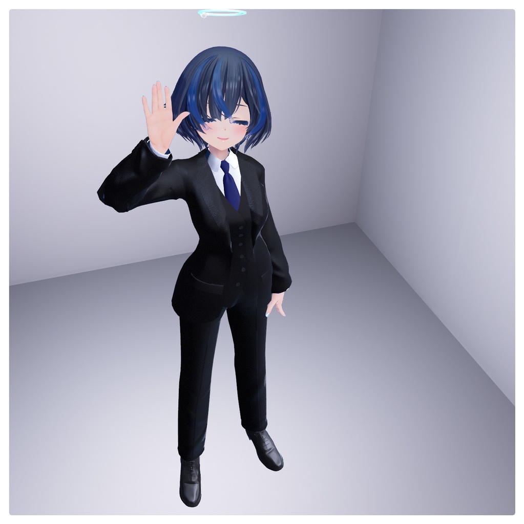【クール】Three-piece suit【スーツ.革靴.VRC】