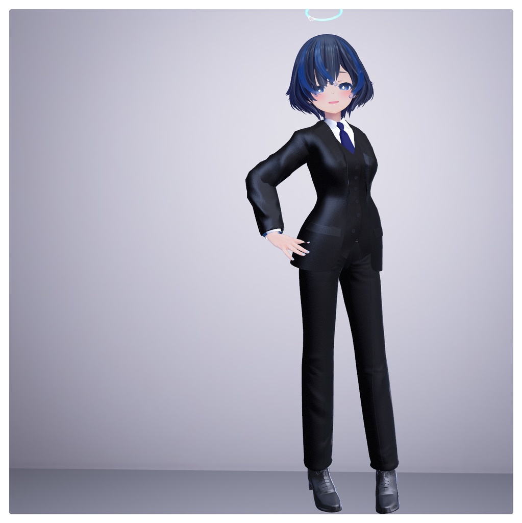 【クール】Three-piece suit【スーツ.革靴.VRC】