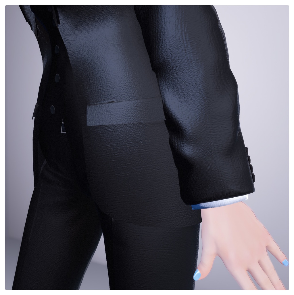 【クール】Three-piece suit【スーツ.革靴.VRC】