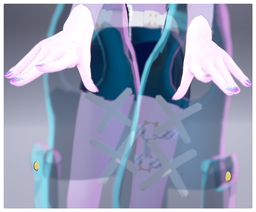 【もぱもぱ】だぼっとすたいる【衣装.スニーカー.VRC】