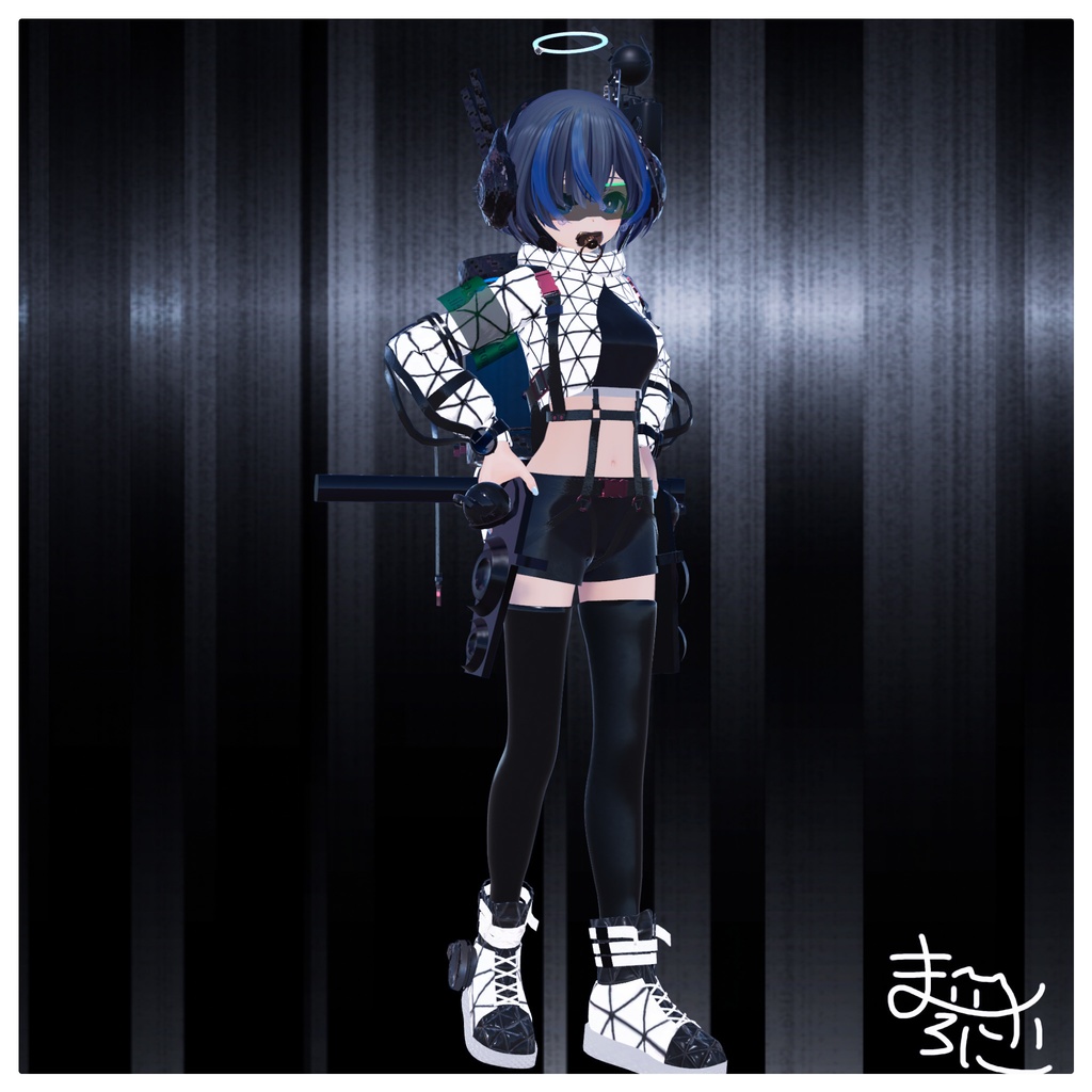 【サイバーちっく】さーちすーつせっと【衣装.VRC.】