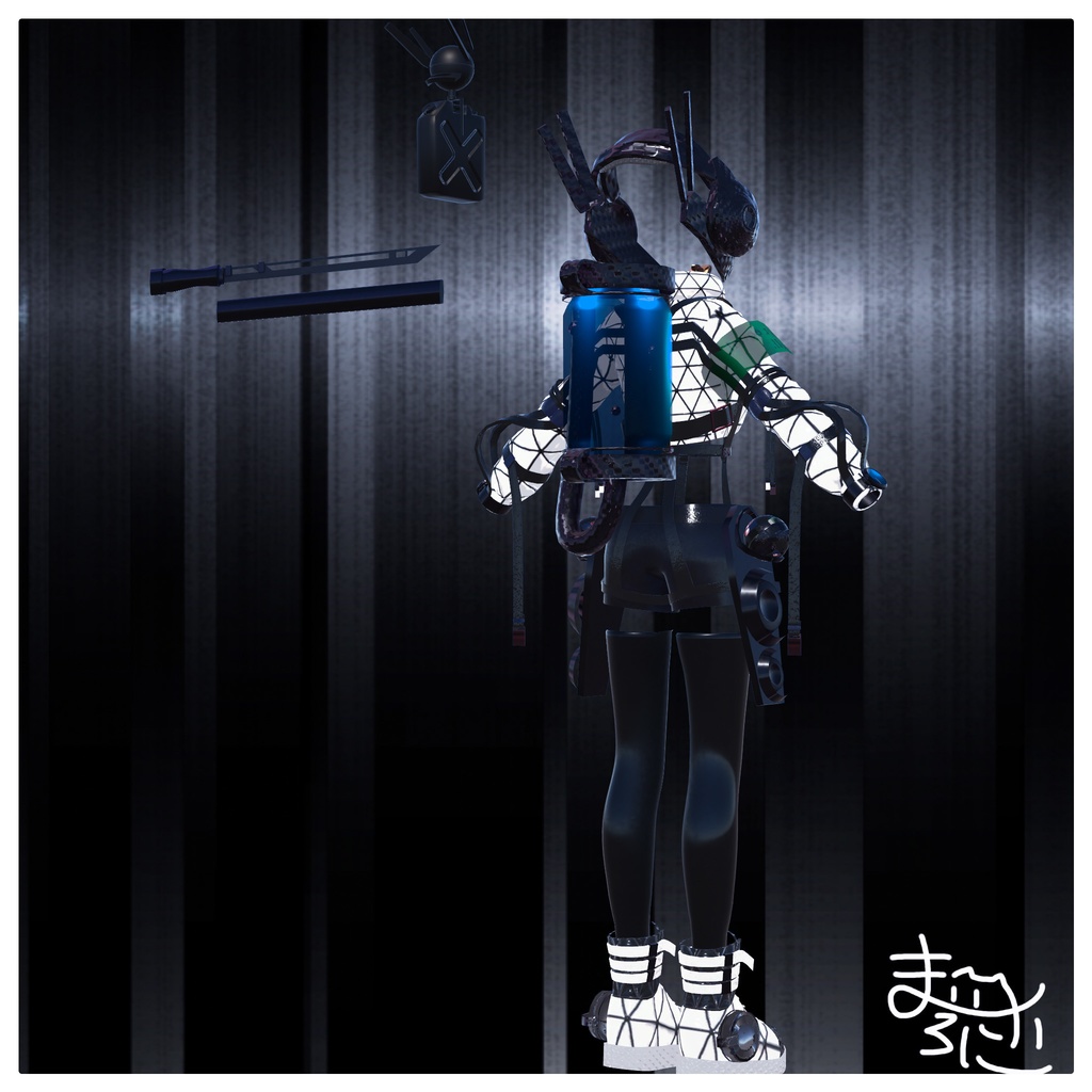 【サイバーちっく】さーちすーつせっと【衣装.VRC.】