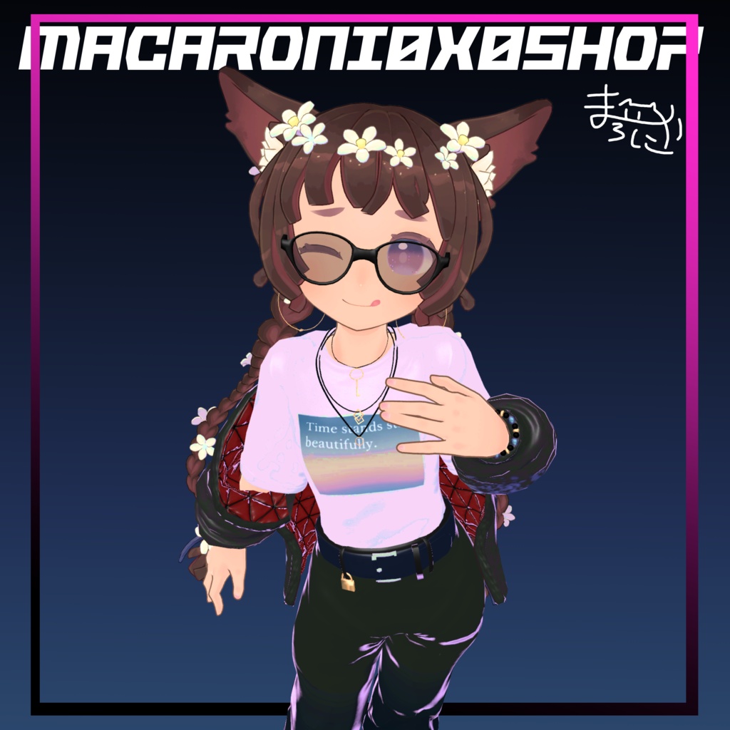 【11アバター対応】Midnight Style 【VRC.衣装.オトナコーデ】