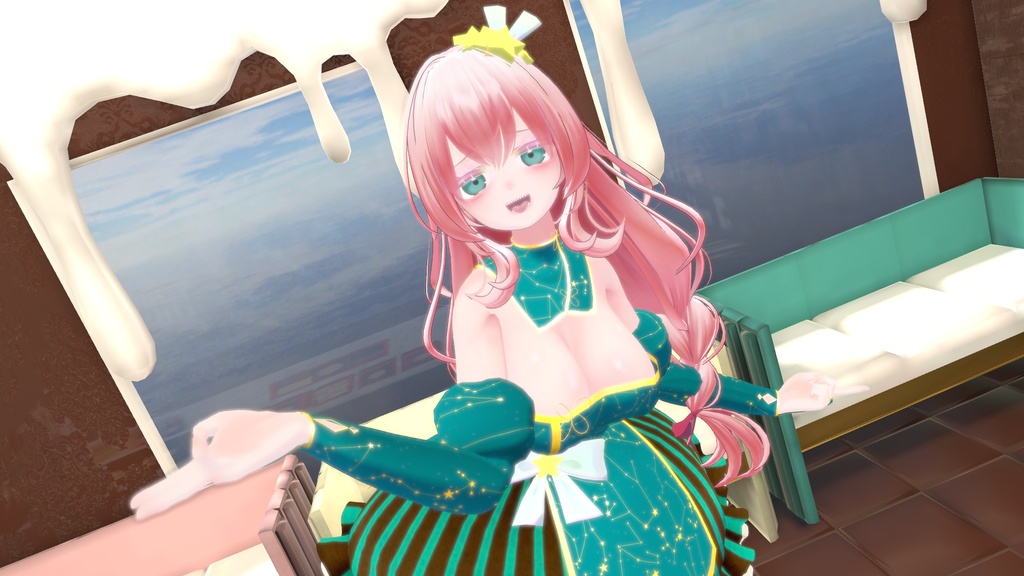 【5アバター対応】cosmos china  doll【VRC.チャイナ.衣装】