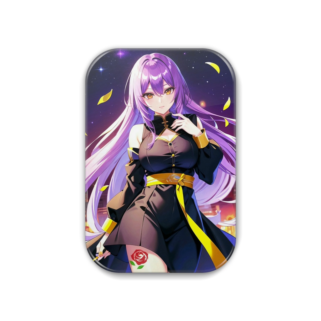 Bloody・Mary・Rose🌹丸角バッジ