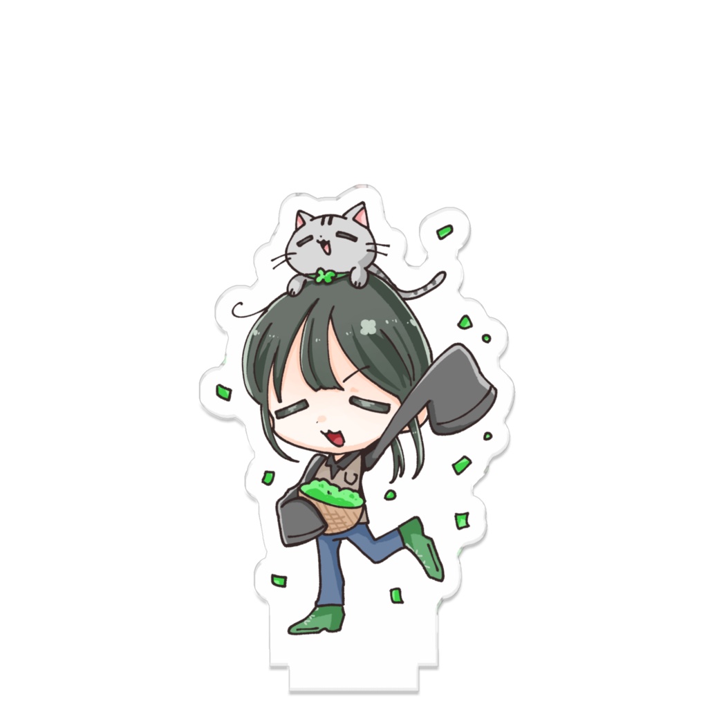 ゆったりおひま屋。4周年記念つながるアクスタ/ユイチャコ