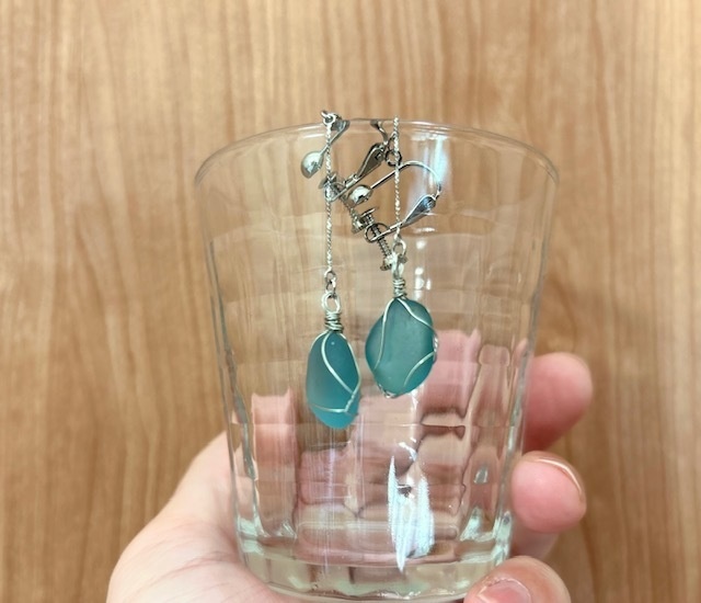 魔石のイヤリング ー深海ー