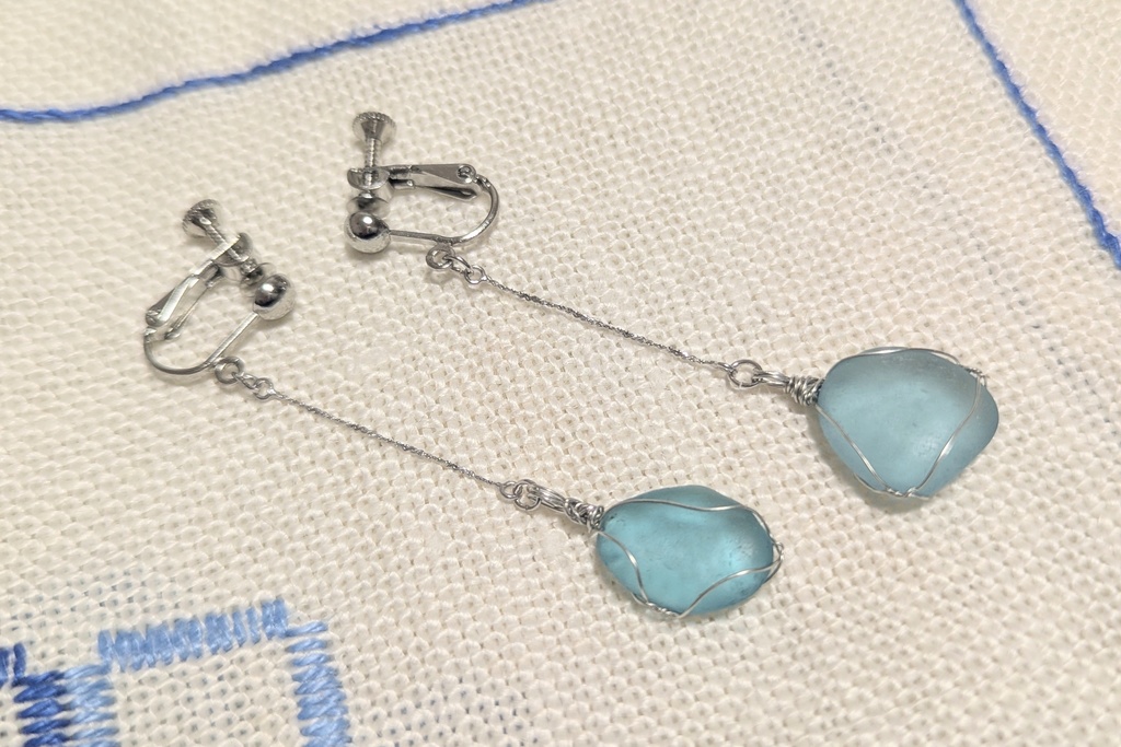 魔石のイヤリング ー深海ー