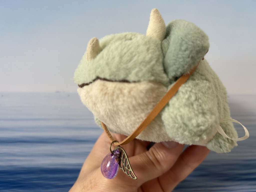 バディ用レザーアクセサリー -紫電の翼-