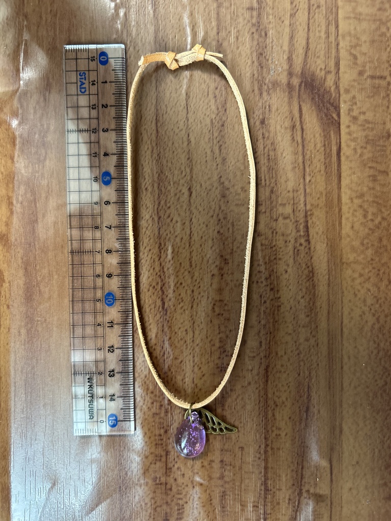 バディ用レザーアクセサリー -紫電の翼-