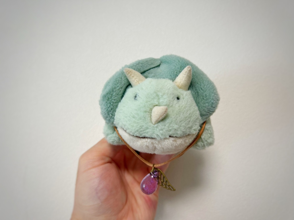 バディ用レザーアクセサリー -紫電の翼-