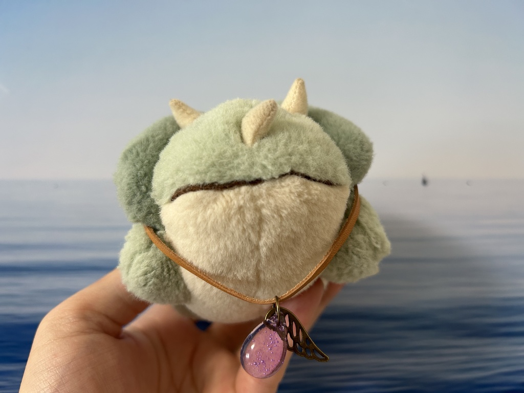 バディ用レザーアクセサリー -紫電の翼-