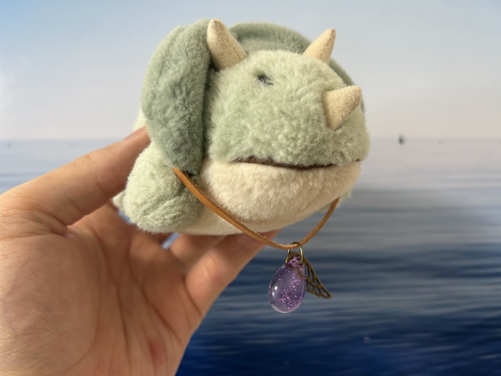 バディ用レザーアクセサリー -紫電の翼-