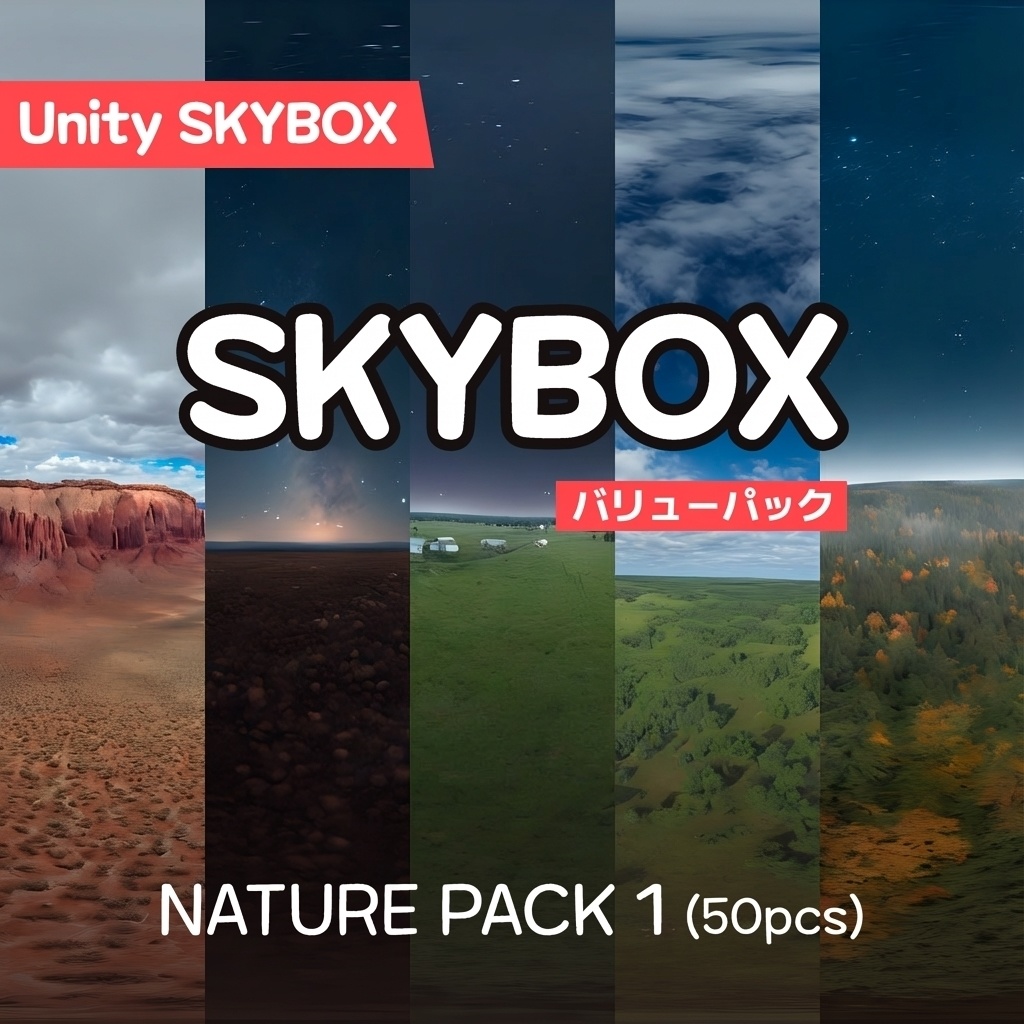 【Skybox】 Nature Pack 1|ネイチャーパック1(50種入り)