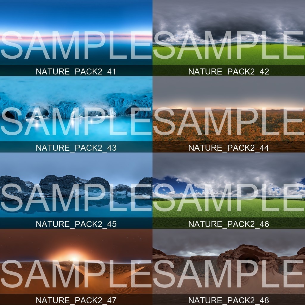 50%OFF!【Skybox】 Nature Pack 2|ネイチャーパック1(50種入り)