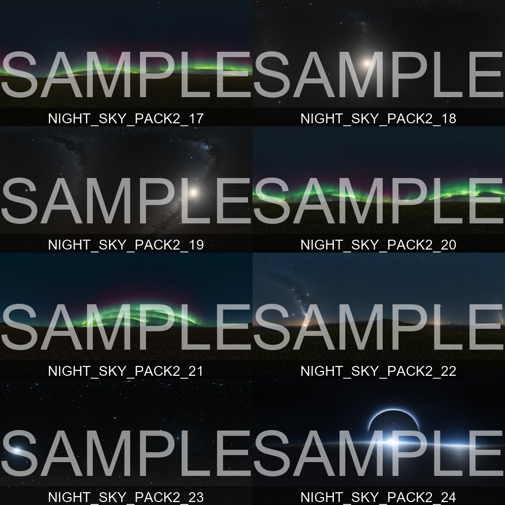 50%OFF!【Skybox】 Night Sky Pack 2|ナイトスカイパック2(50種入り)