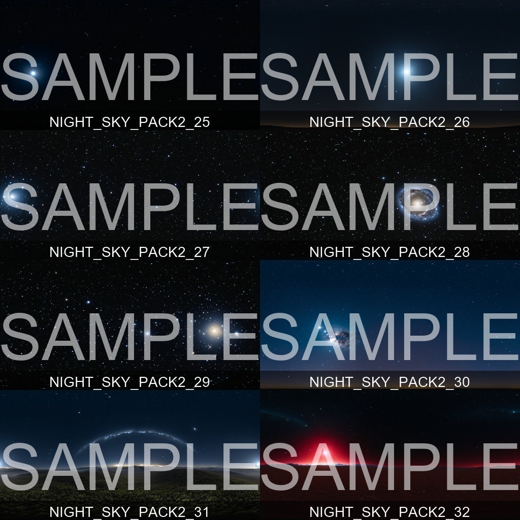 50%OFF!【Skybox】 Night Sky Pack 2|ナイトスカイパック2(50種入り)