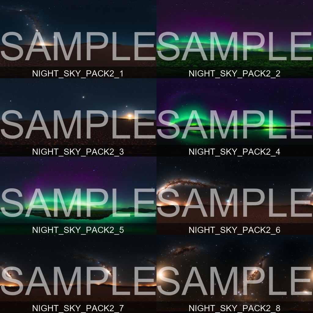 50%OFF!【Skybox】 Night Sky Pack 2|ナイトスカイパック2(50種入り)