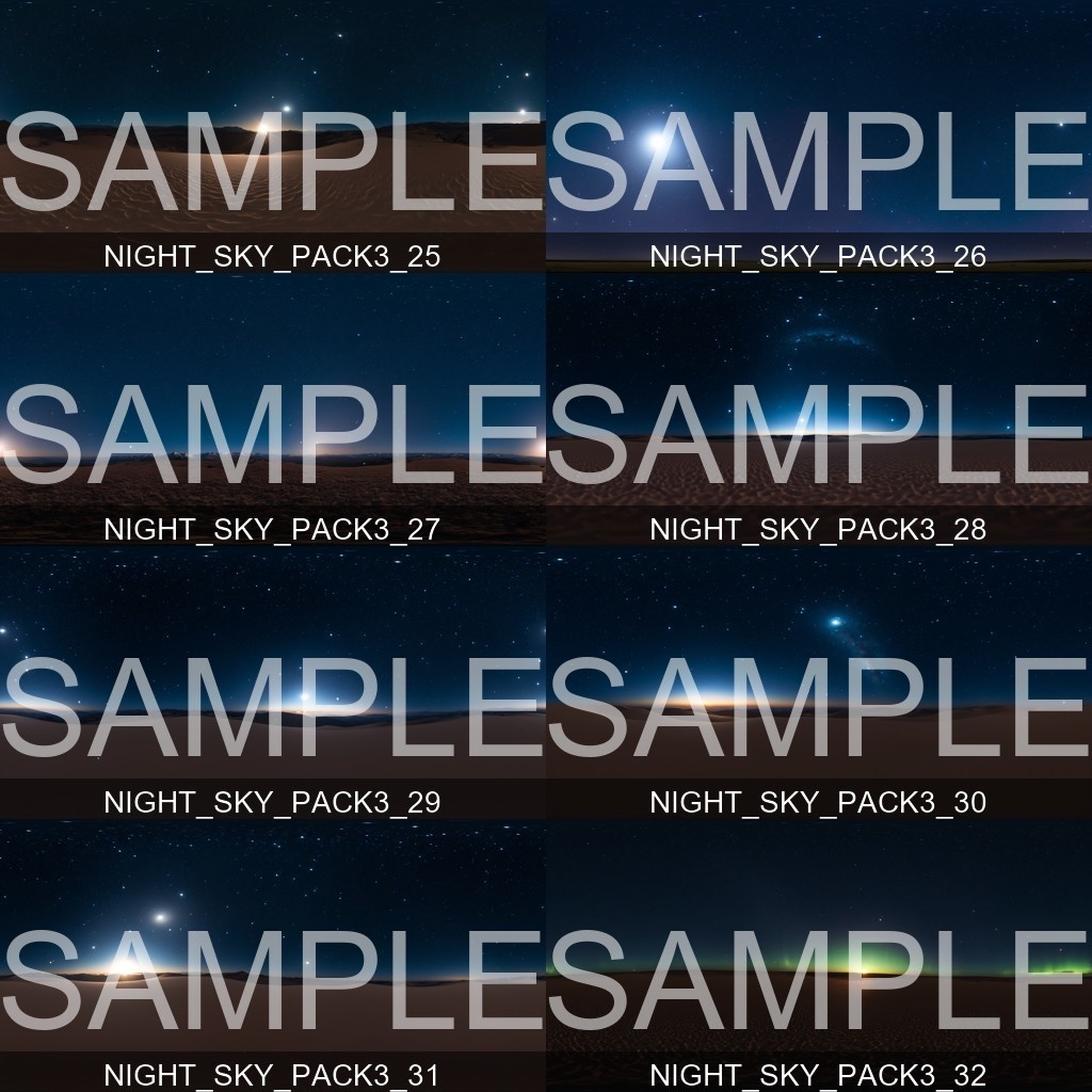 50%OFF!【Skybox】 Night Sky Pack 3|ナイトスカイパック3(65種入り)
