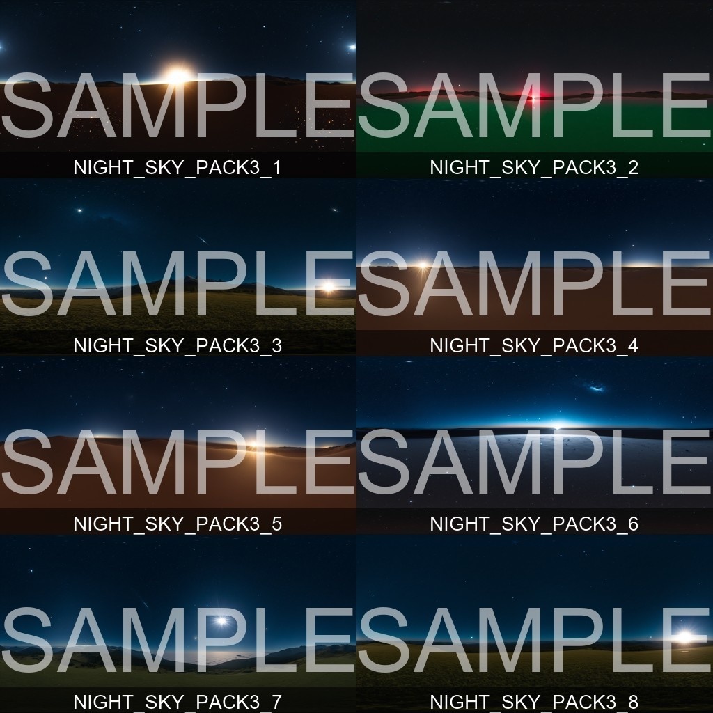 50%OFF!【Skybox】 Night Sky Pack 3|ナイトスカイパック3(65種入り)