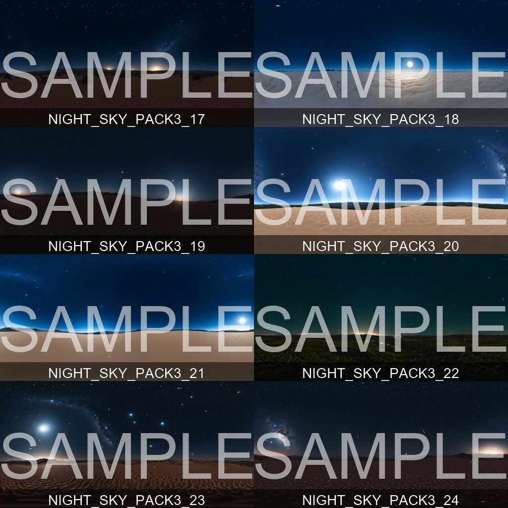 50%OFF!【Skybox】 Night Sky Pack 3|ナイトスカイパック3(65種入り)