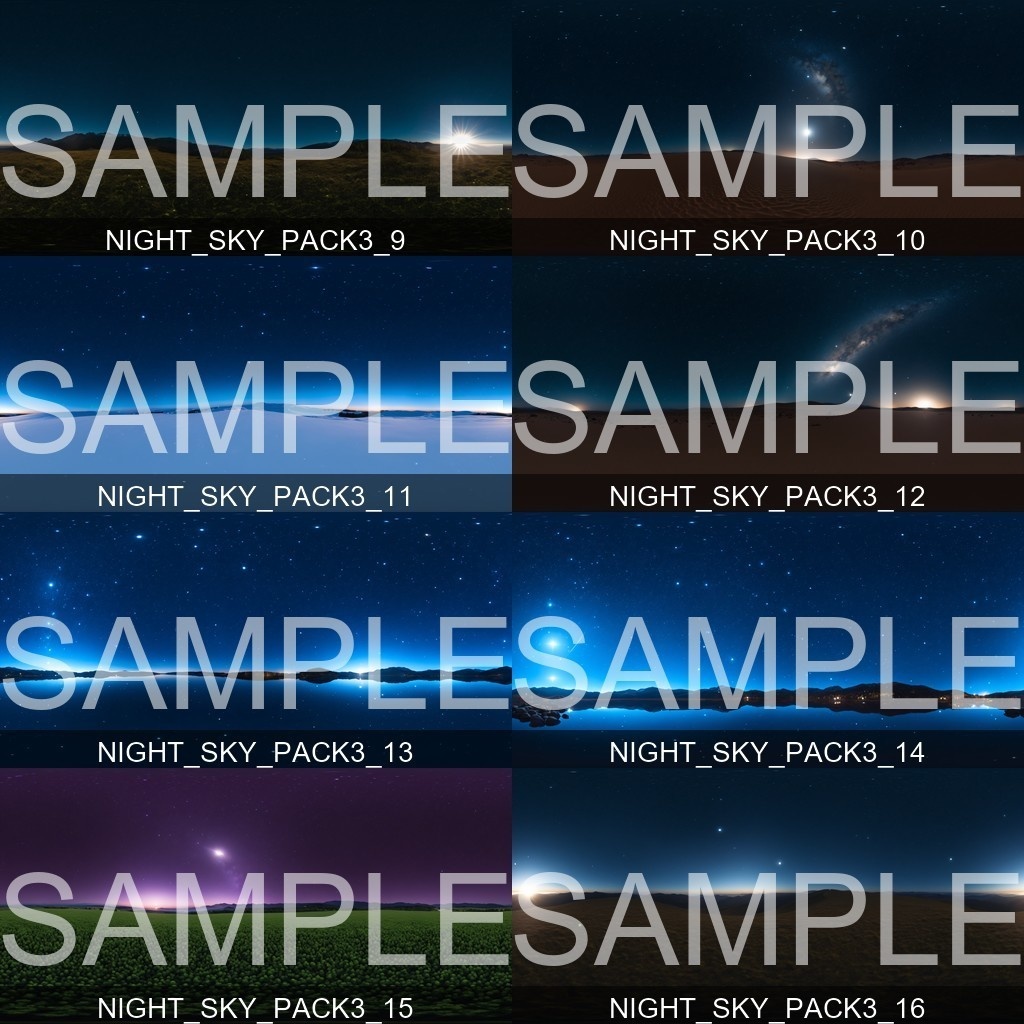 50%OFF!【Skybox】 Night Sky Pack 3|ナイトスカイパック3(65種入り)