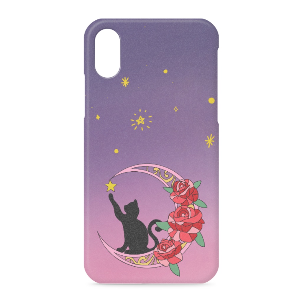 猫と月と薔薇 夜明けの空 Yurakzmr Booth