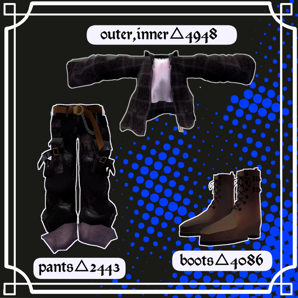 【リモジール対応衣装】Street Noir