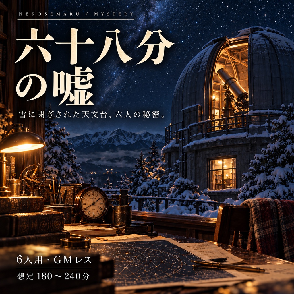 六十八分の嘘【6人用・GMレス 本格マーダーミステリー】
