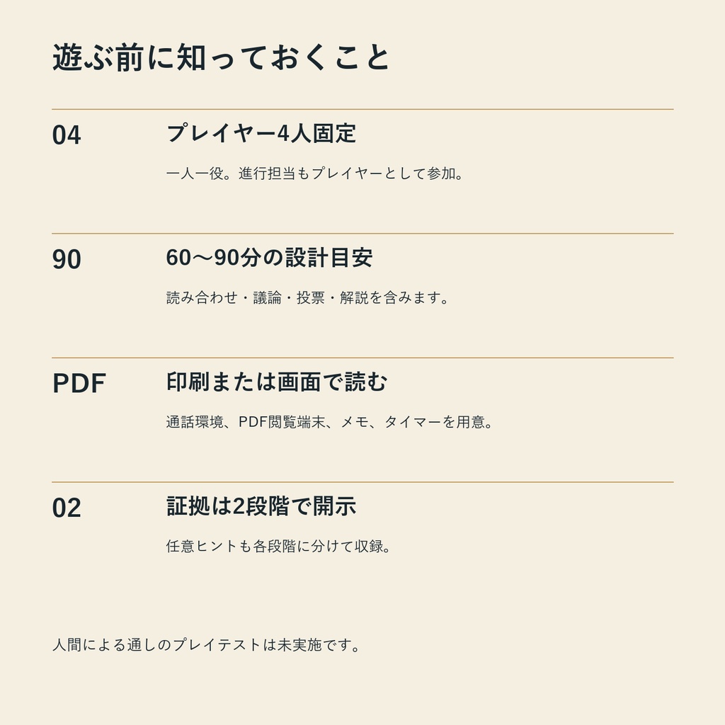 上映後、灯りを消すのは【4人用・GMレス マーダーミステリー】