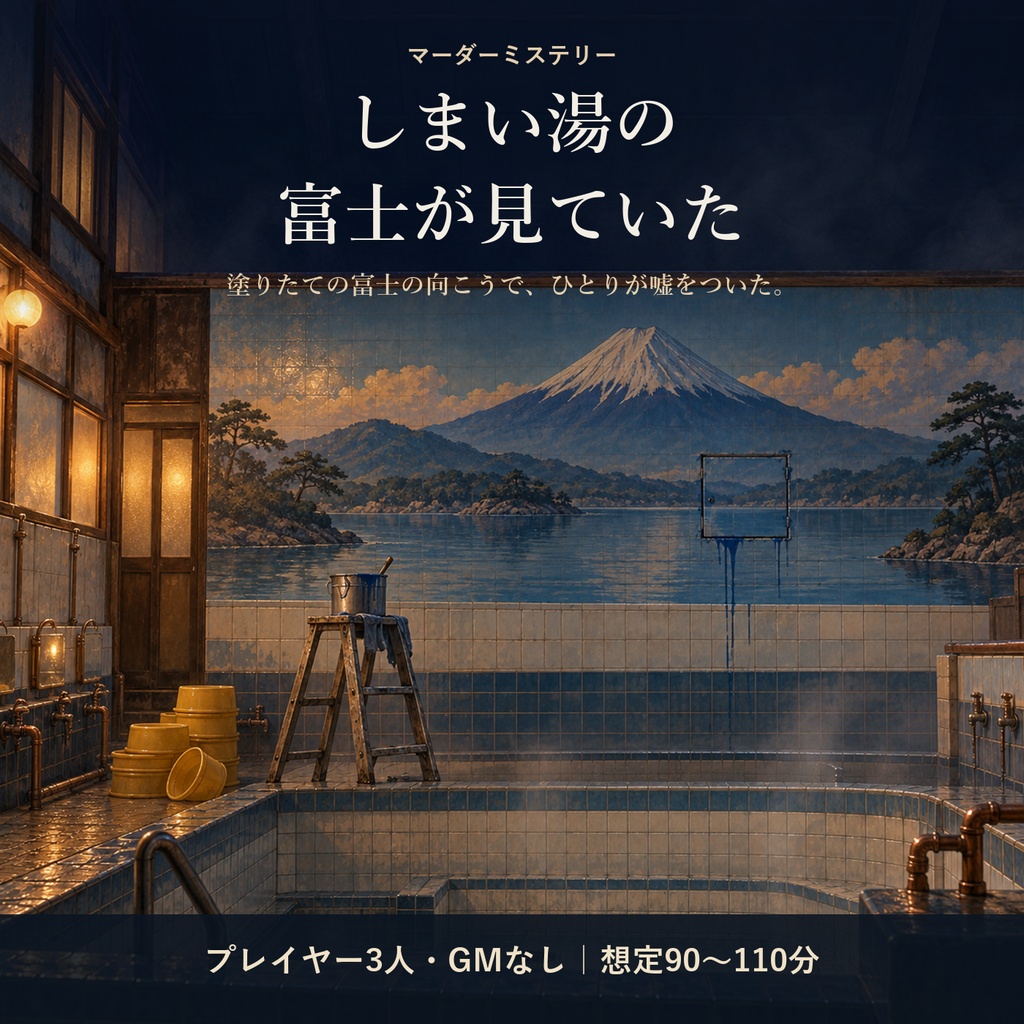 しまい湯の富士が見ていた【3人用・GMレス マーダーミステリー】