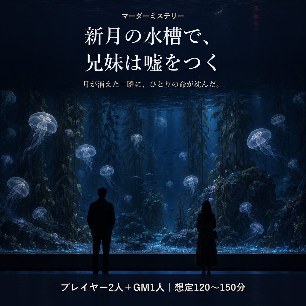 新月の水槽で、兄妹は嘘をつく【2人用＋GM・推理重視マーダーミステリー】