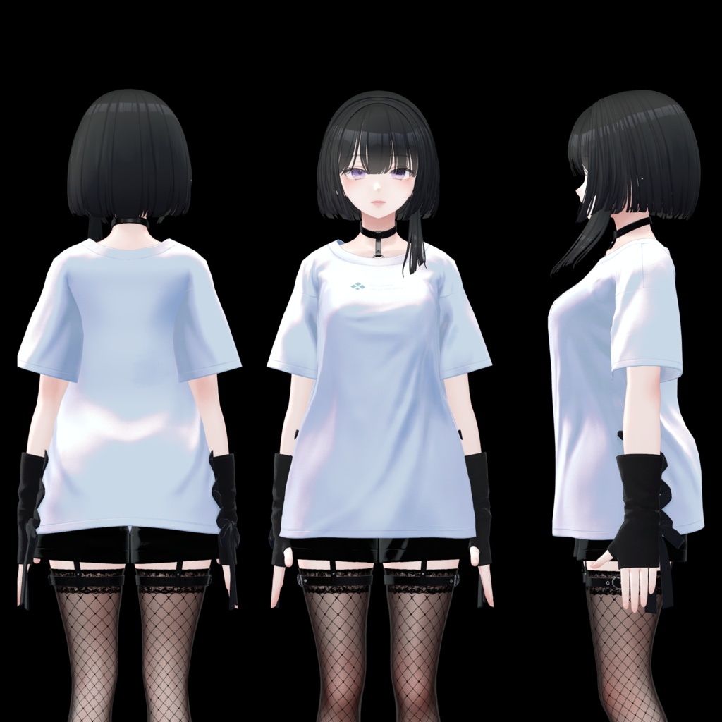 Bonnie Short Hair ボニーショットヘアー 【VRCHair】