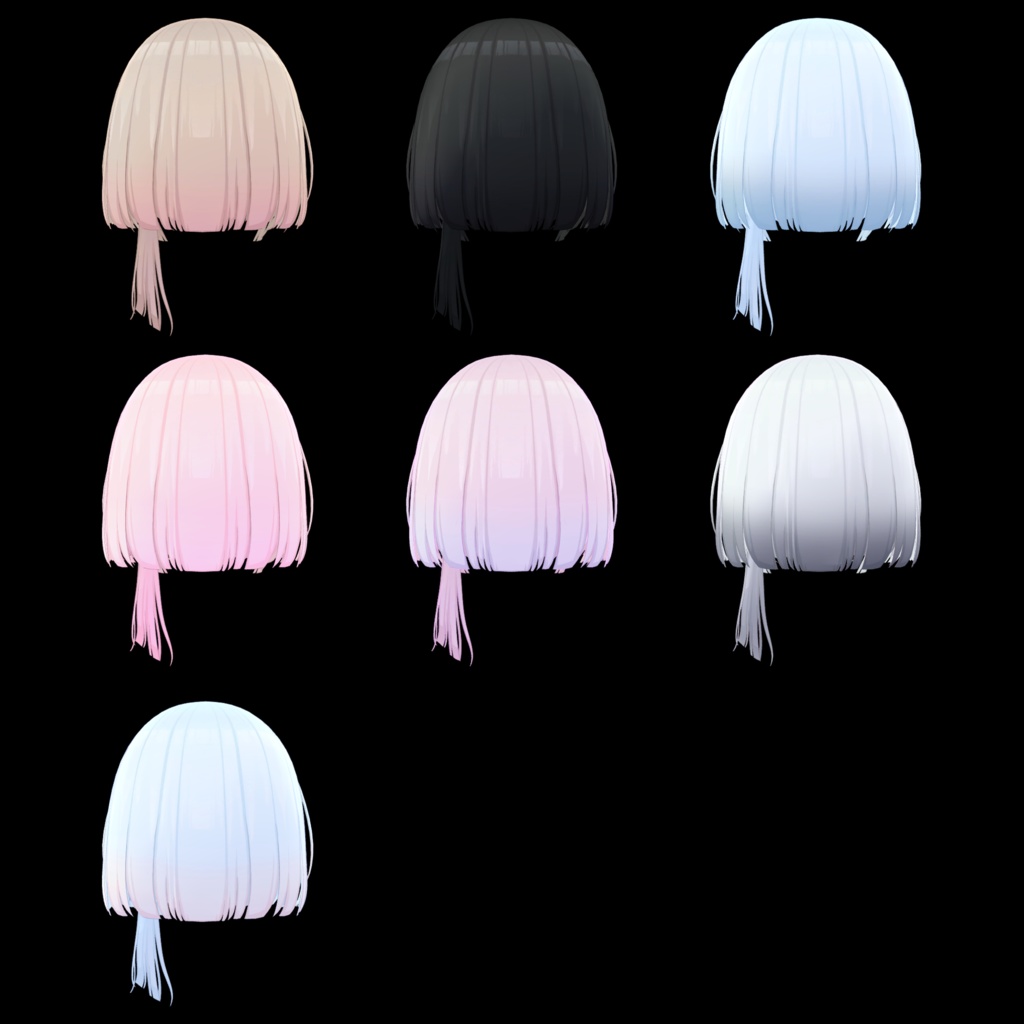 Bonnie Short Hair ボニーショットヘアー 【VRCHair】