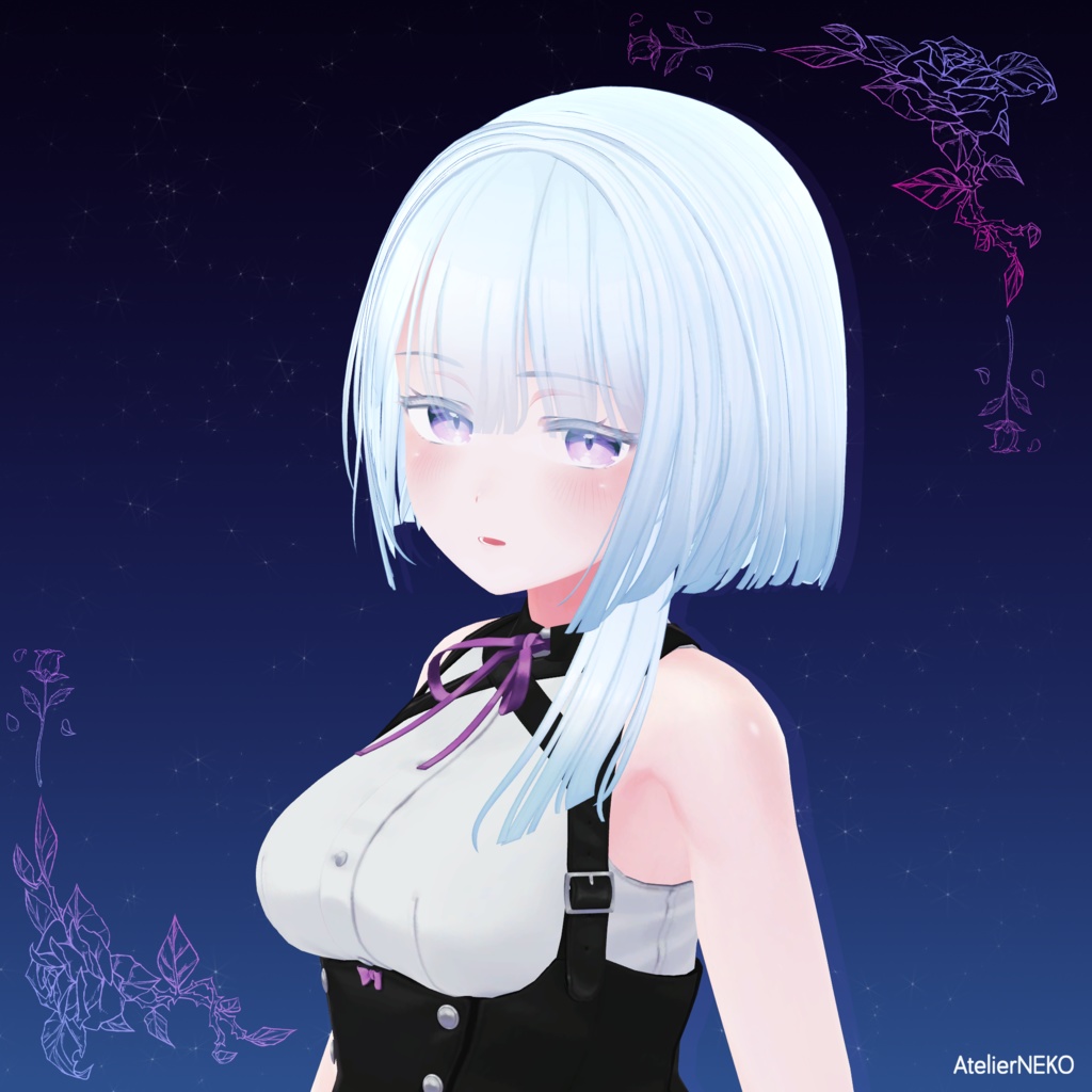 Bonnie Short Hair ボニーショットヘアー 【VRCHair】